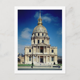 Außerhalb der Kirche, angefangen 1676 (Foto) Postkarte