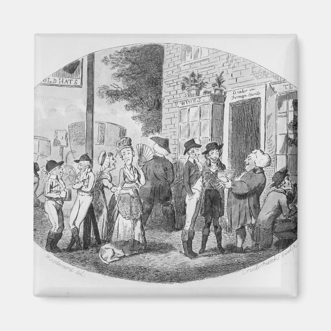 Außerhalb der Taverne Old Hats Magnet (Vorne)