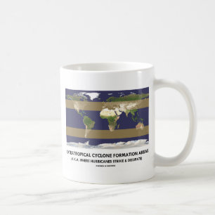 Außerhalb der Tropen liegende Zyklon-Bildungsgebie Kaffeetasse
