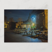 Außerhalb des ältesten Pub in der Stadt nachts