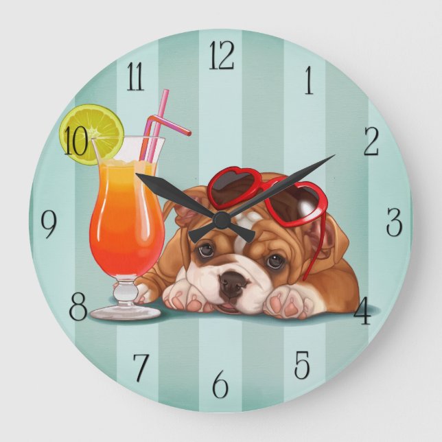 außerhalb des Amtes Große Wanduhr (Vorderseite)