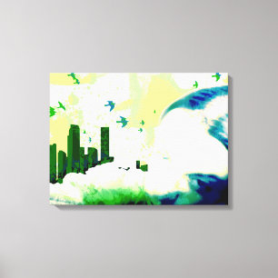 außerhalb des Bereichs liegen. Leinwanddruck