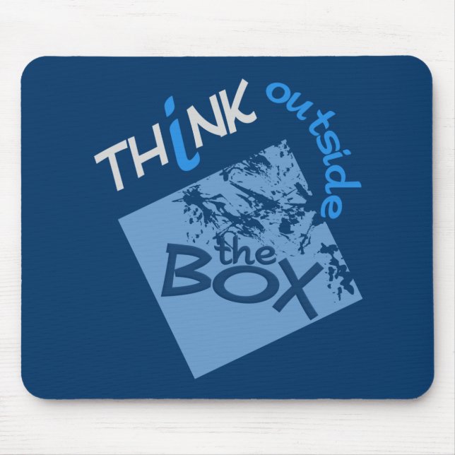 AUSSERHALB DES BOX-Mousepads Mousepad (Vorne)