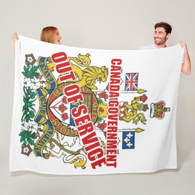 AUSSERHALB DES DIENSTES FLEECEDECKE (Beispiel)