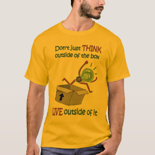 Außerhalb des Kasten-T - Shirt - Licht