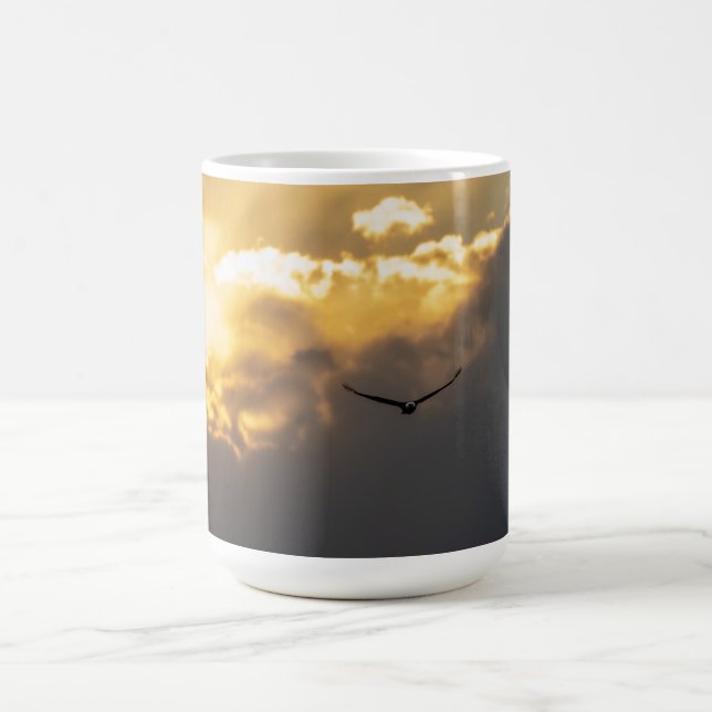 Außerhalb des Sonnenblumenadlers Kaffeetasse (Mittel)