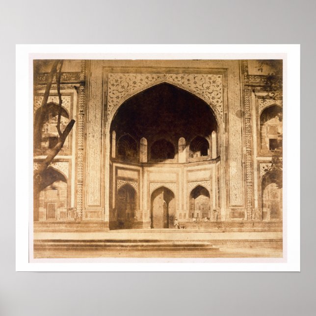Außerhalb des Taj Mahal, wahrscheinlich illustrier Poster (Vorne)