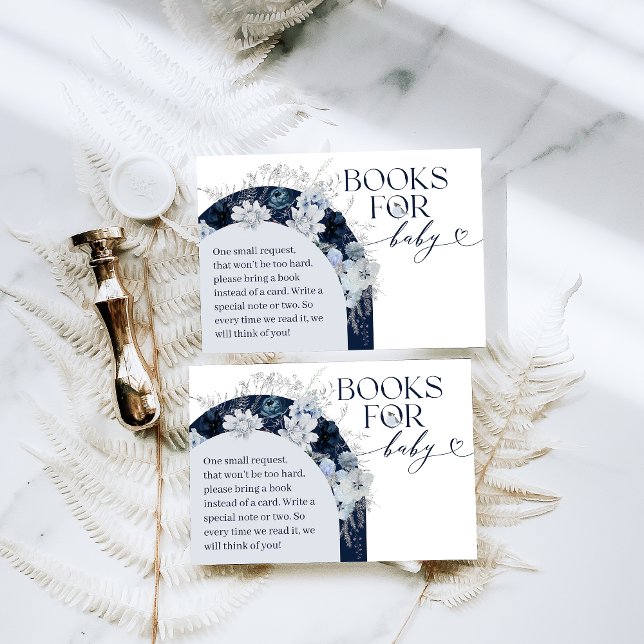 Außerhalb des Winters florale Hirschduschbücher Begleitkarte (Von Creator hochgeladen)