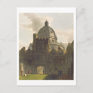 Außerhalb von Brasenose Uni und Radcliffe Librar Postkarte