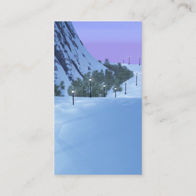 Außerhalb von Fairyland-Lesezeichen Visitenkarte (Rückseite)