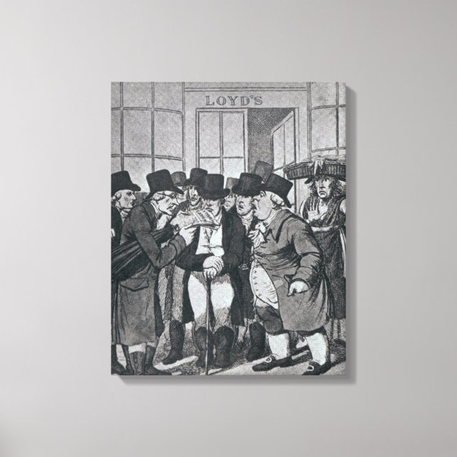 Außerhalb von Lloyds Leinwanddruck (Vorderseite)