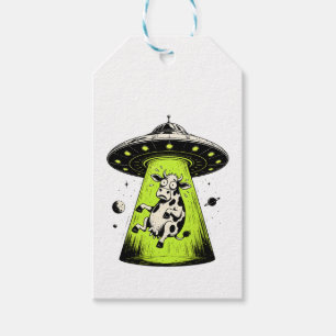 Außerirdische Kuh Entführung Weirdcore Surreal Geschenkanhänger