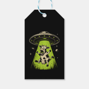 Außerirdische Kuh Entführung Weirdcore Surreal Geschenkanhänger