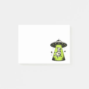 Außerirdische Kuh Entführung Weirdcore Surreal Post-it Klebezettel