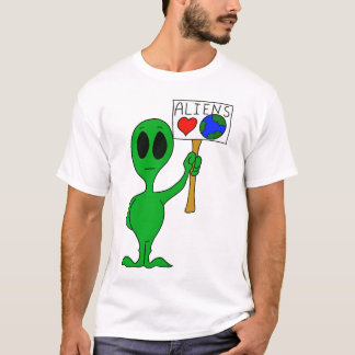 Außerirdische-Liebe-ErdT - Shirt