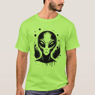 Ausserirdische UFO Gebiet 51 Graue Alien Invasion T-Shirt