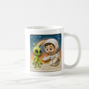 Außerirdische und Kinder Kaffeetasse