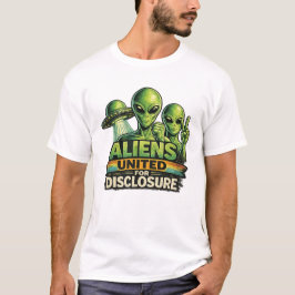 AUSserirdische vereint für Offenlegung T-Shirt