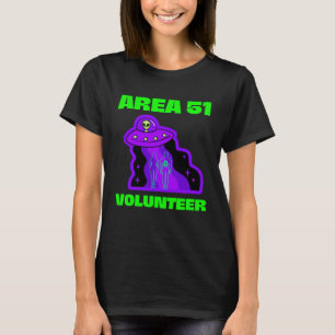 Ausserirdische Verschwörung Area 51 Raumfahrzeug A T-Shirt