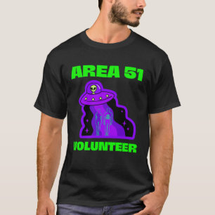 Ausserirdische Verschwörung Area 51 Raumfahrzeug A T-Shirt