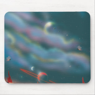 Außerirdische Weltlandschaft Mousepad