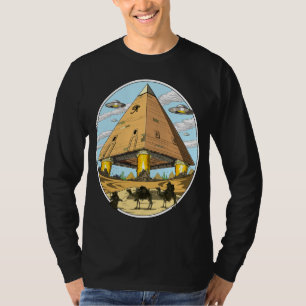 Außerirdischen Ägyptische Pyramiden UFO Verschw T-Shirt