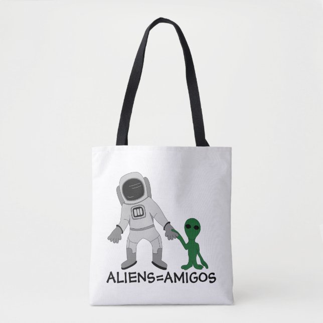 Außerirdischen = Amigos, Astronaut & Extraterrestr (Vorderseite)