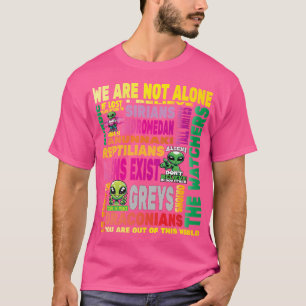 Außerirdischen Außerirdische Verschwörung Ich Woll T-Shirt