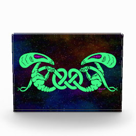 Außerirdischen (Außerirdischen und keltischer Knot Fotoblock