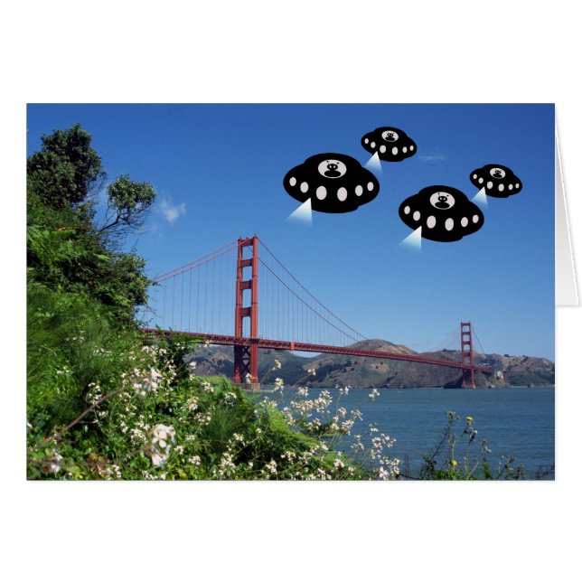 Außerirdischen dringen in San Francisco ein (Vorderseite (Horizontal))