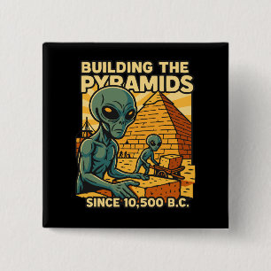 Außerirdischen Gebäude Pyramiden Pyramiden Bau Cre Button