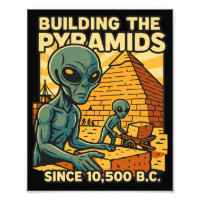 Außerirdischen Gebäude Pyramiden Pyramiden Bau Cre