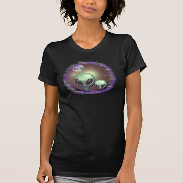 Außerirdischen grau T-Shirt (Vorderseite)