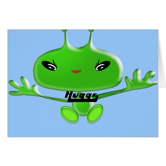 Außerirdischen Huggs (Vorderseite (Horizontal))