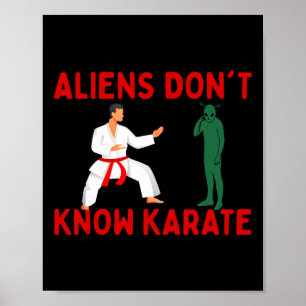 Außerirdischen kennen Karate nicht 2 Poster