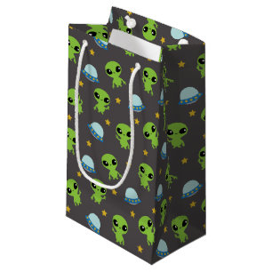 Außerirdischen Kleine Geschenktasche Geschenktüte