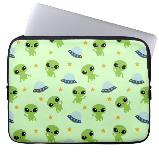 Außerirdischen Laptop Sleeve (Vorderseite)