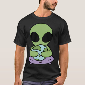 Außerirdischen Liebe Planet Erde T-Shirt