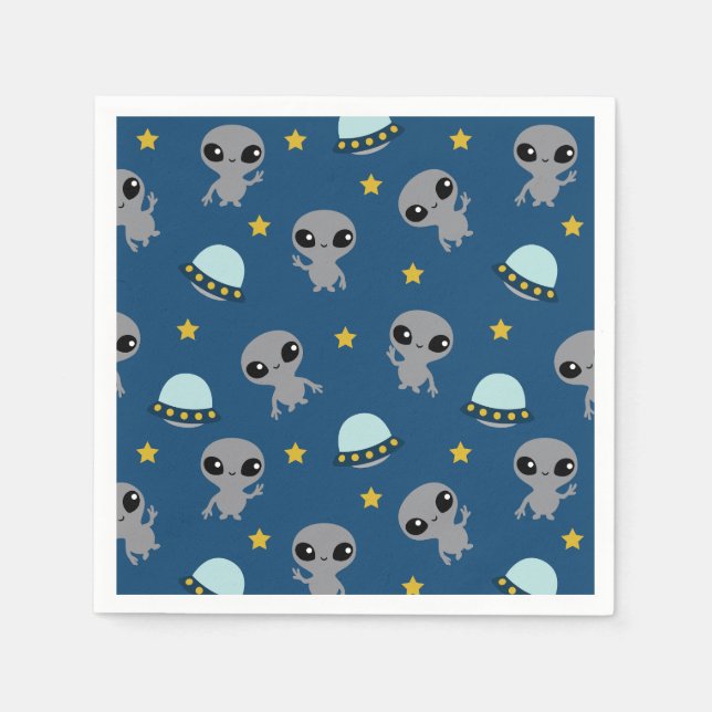 Außerirdischen Napkins Serviette (Vorderseite)