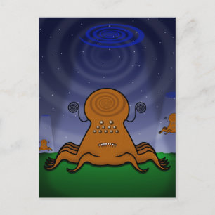 Außerirdischen! Postkarte