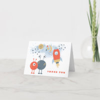 Außerirdischen Raumschiff Junge Geburtstag Danke K