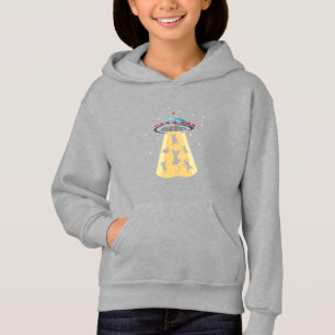 Außerirdischen Raumschiff-Katzen Katzen lieben D Hoodie