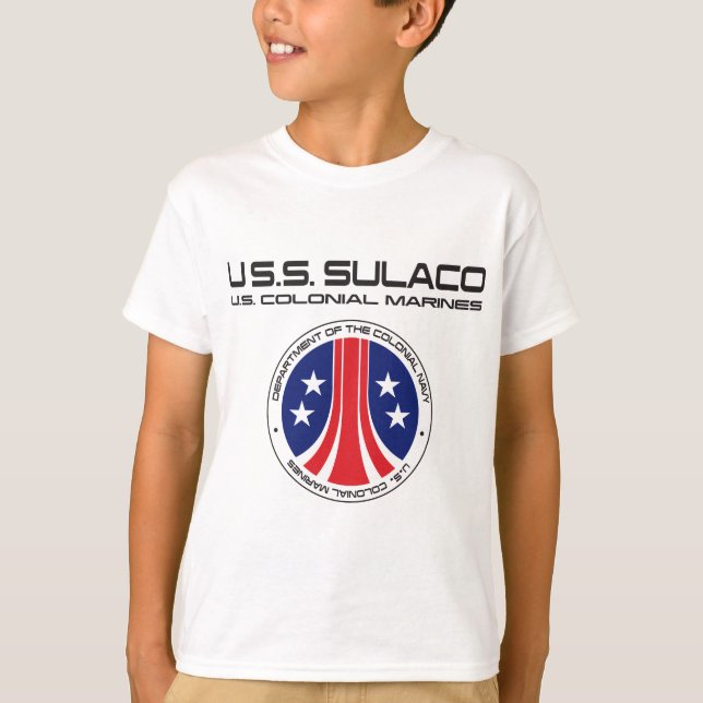 Außerirdischen U.S. Sulaco U.S. Colonial Marines T-Shirt (Vorderseite)
