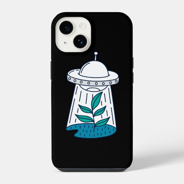 AUSSERIRDISCHEN UFO iPhone HÜLLE (Rückseite)