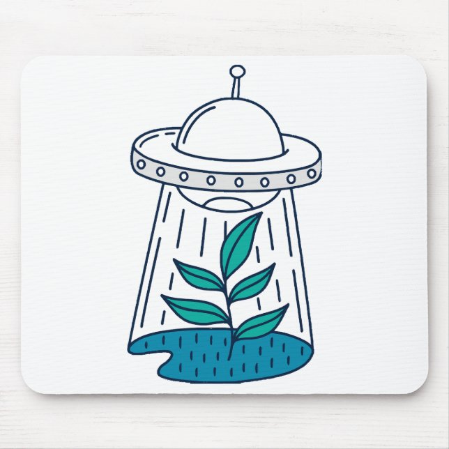 AUSSERIRDISCHEN UFO MOUSEPAD (Vorne)