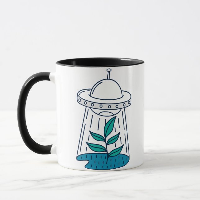 AUSSERIRDISCHEN UFO TASSE (Links)