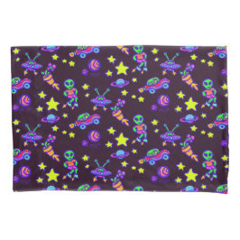 Außerirdischen und Steine in der Außenwelt Kissenbezug