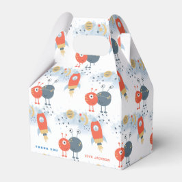 Außerirdischen Weltraummuster Danke, Boy Birthday  Geschenkschachtel