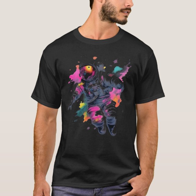 Außerirdischer Graffiti-Stil T-Shirt (Vorderseite)