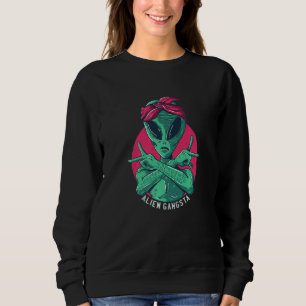 Außerirdischer Mars Raum UFO Gangstar Sweatshirt